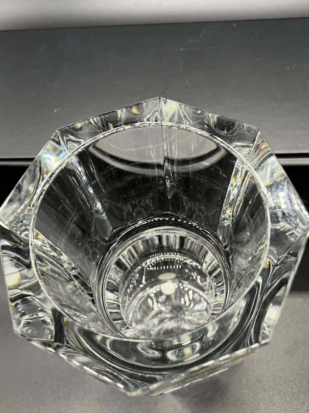 Vintage Baccarat Edith, Heavy Cut Crystal Vase in Original Box
